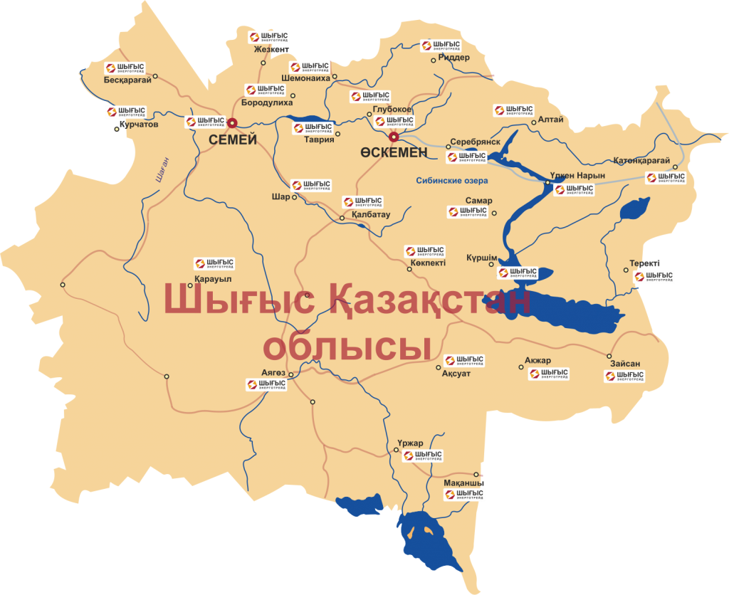 Перевести на карту казахстана. Восточно-Казахстанская область карта. Карта восточного Казахстана. Карта ВКО Казахстан. Карта Восточно-Казахстанской области с населенными пунктами